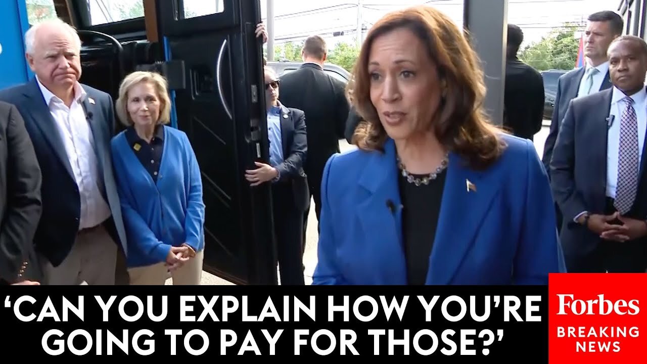 JUST IN: Reporter Asks Kamala Harris Point Blank How She'll Pay For Economic Policy Proposals In PA