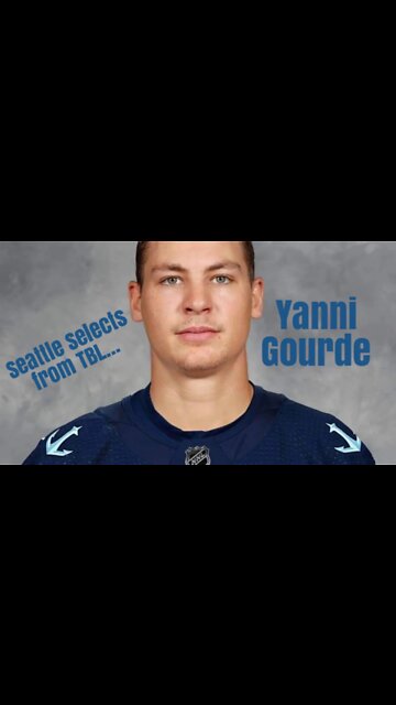 Seattle Kraken Select Yanni Gourde from the Tampa Bay Lightning - 2021 NHL Expansion Draft