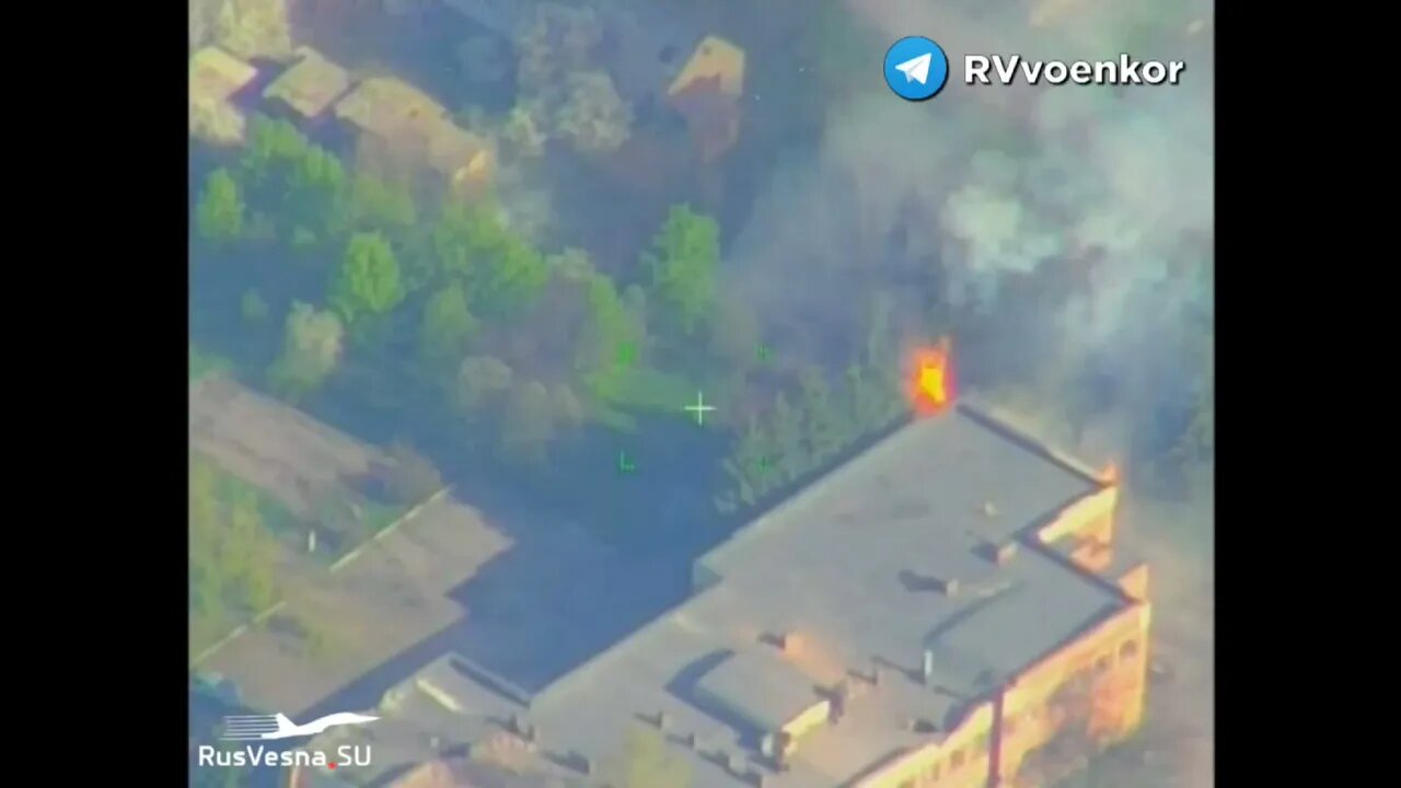 Russian Artillery Destroys The Ukrainian Headquarters In Donbass