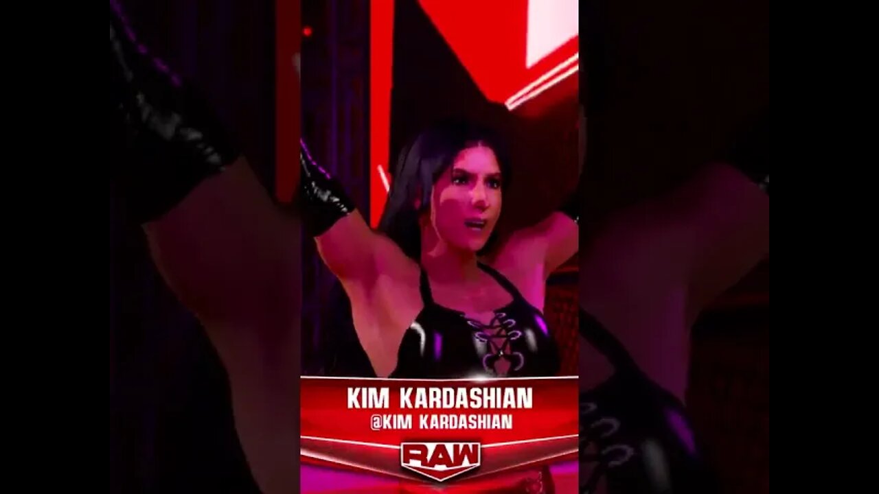 WWE 2k22 Kim Kardashian Entramce #shorts