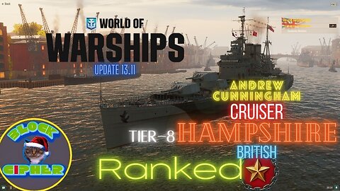 Premium T-8 Cruiser HAMPSHIRE / Ranking | World of Warships