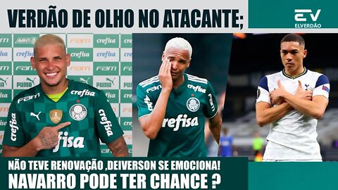 FIM DE CONTRATO , NAVARRO COMO TITULAR , CARLOS VINICIOS AVALIADO PELO PALMEIRAS .