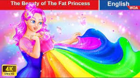 The Beauty of The Fat Princess 👸 Bedtime Stories 🌈 Fairy Tales in English |