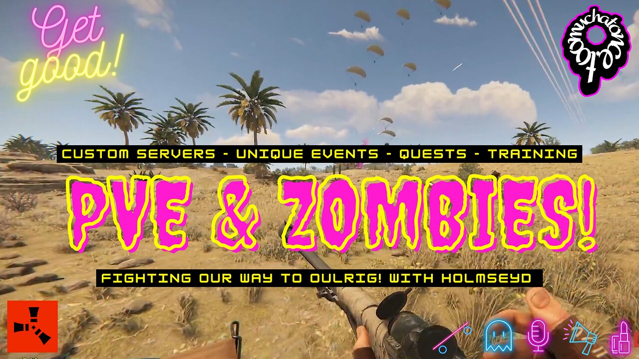 PVE Zombies in Rust Ep 1 PVE Co-op training