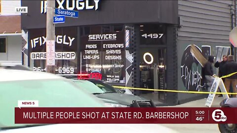 5 shot at barbershop on State Road in Cleveland