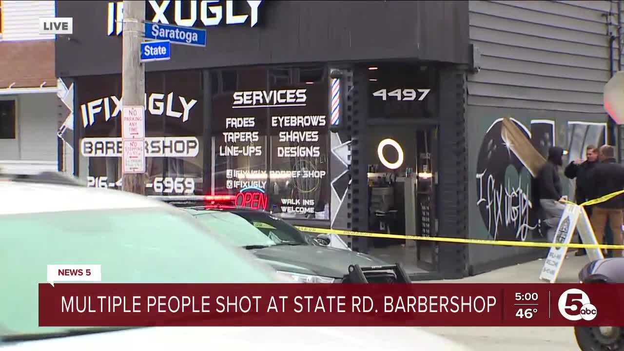 5 shot at barbershop on State Road in Cleveland