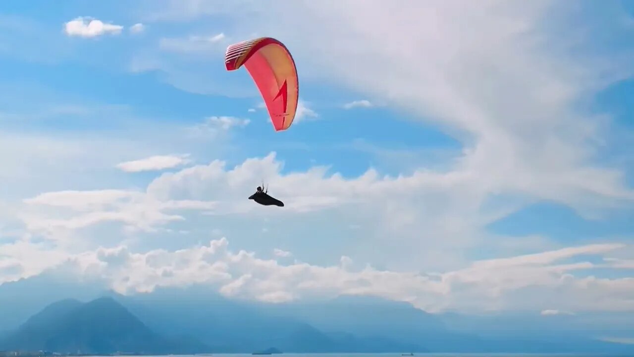 Free Stock Footage 4k Videos NoCopyrightVideos Paragliding Under A Blue Sky Copyright Free