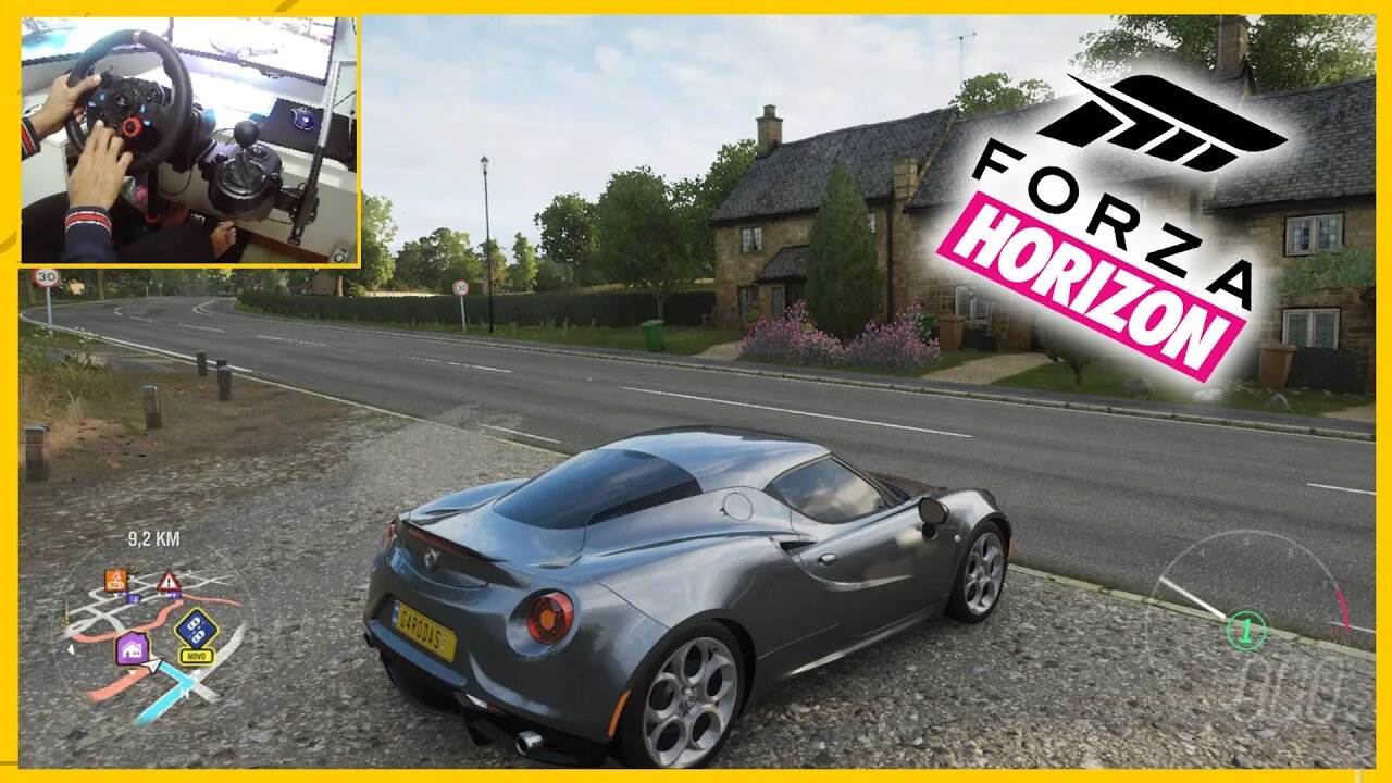 ALFA ROMEO 4C - Forza Horizon 4 Gameplay Realista / Logitech G29