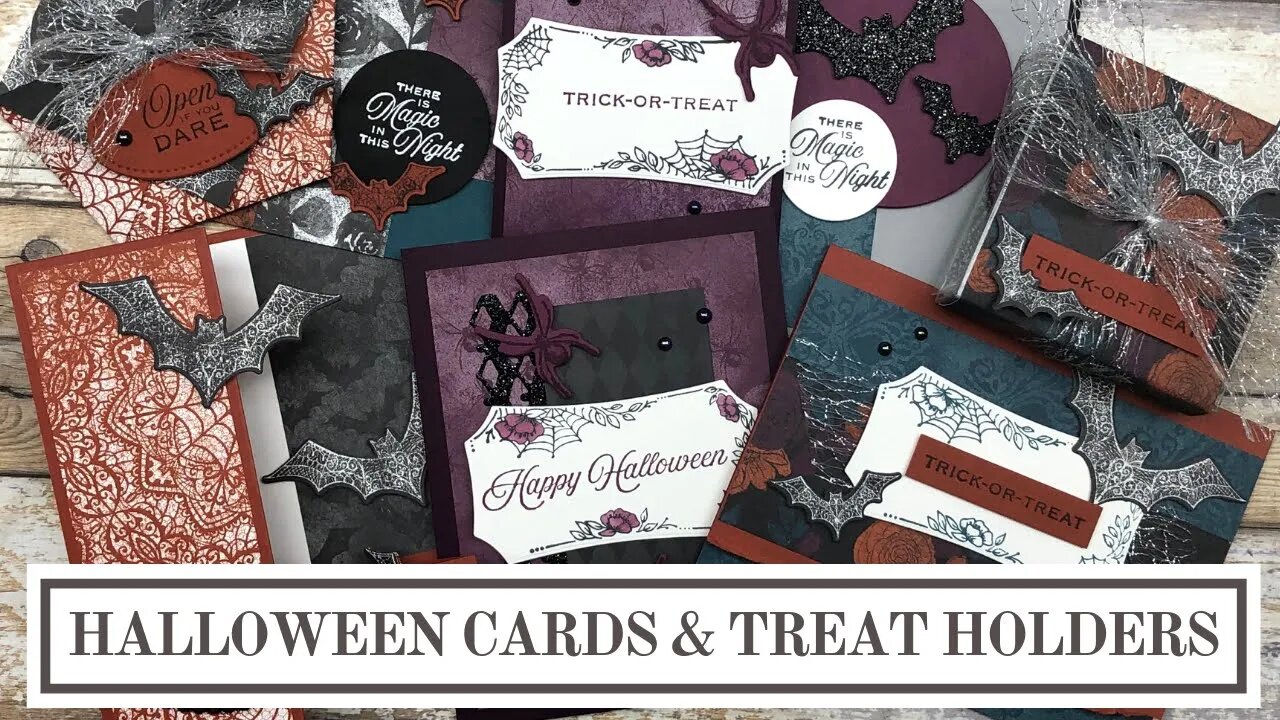 Halloween Cards and Treat Holders - Session 2