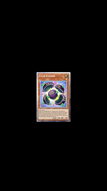Yu-Gi-Oh! Clear Kuriboh - Dark Dimension Card