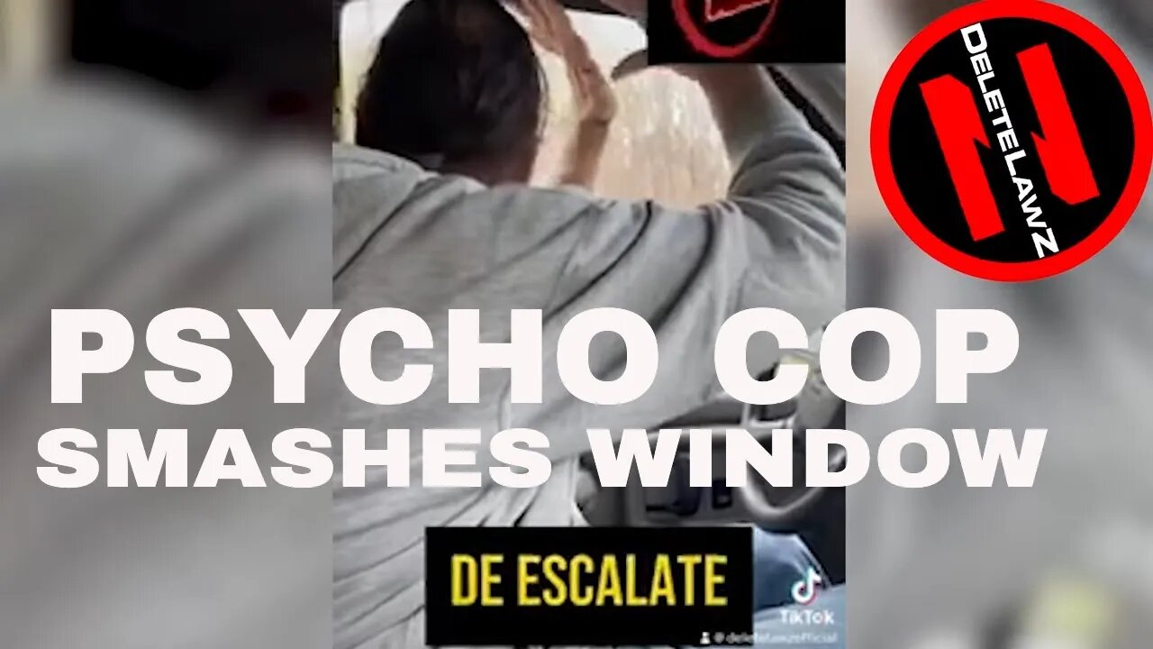 Cop Smashes Window: #Insanity Length: 3:30 #DELETELAWZ