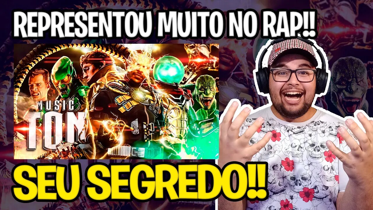 REACT Rap do Sexteto Sinistro (Homem-Aranha) - NÓS SABEMOS SEU SEGREDO | PAPYRUS DA BATATA