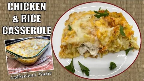 The Creamiest CHICKEN & RICE CASSEROLE | 5 Ingredient Dinner