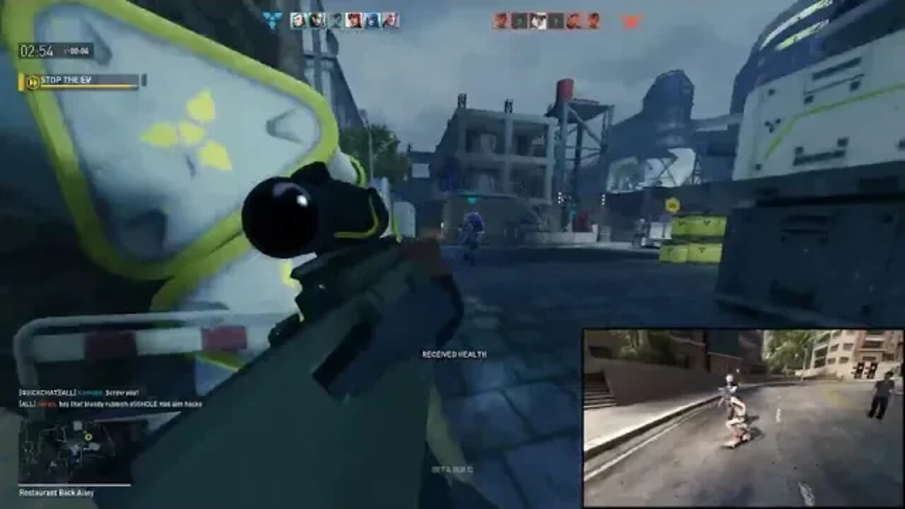 hey that bloody rubbish asshole has aim hacks