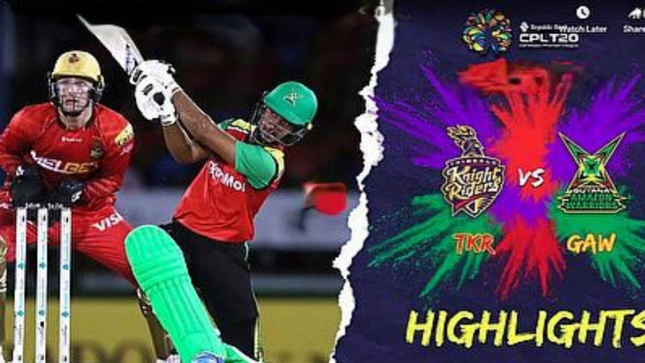 Guyana Warriors vs Trinbago Knight Riders