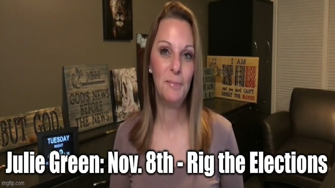 Julie Green: Nov. 8th - Rig the Elections