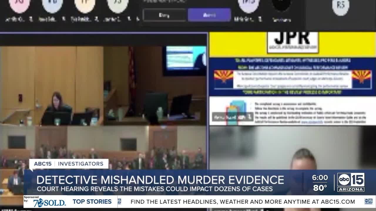 Phoenix detective's mishandled evidence impacts dozens of murder cases