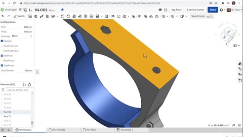 CO2 intro 3D printed parts