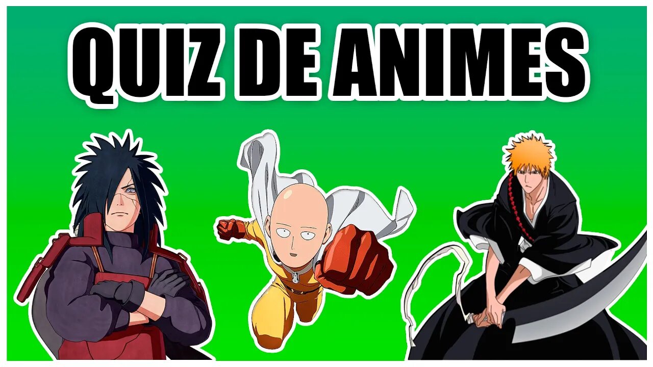 QUIZ DE ANIMES - 20 PERGUNTAS PARA TESTAR SE VOCÊ ENTENDE DE ANIMES - PARTE 2