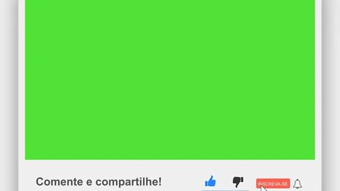 Chroma key botão inscreva-se green screen