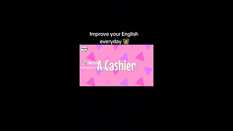 Cashier speaking