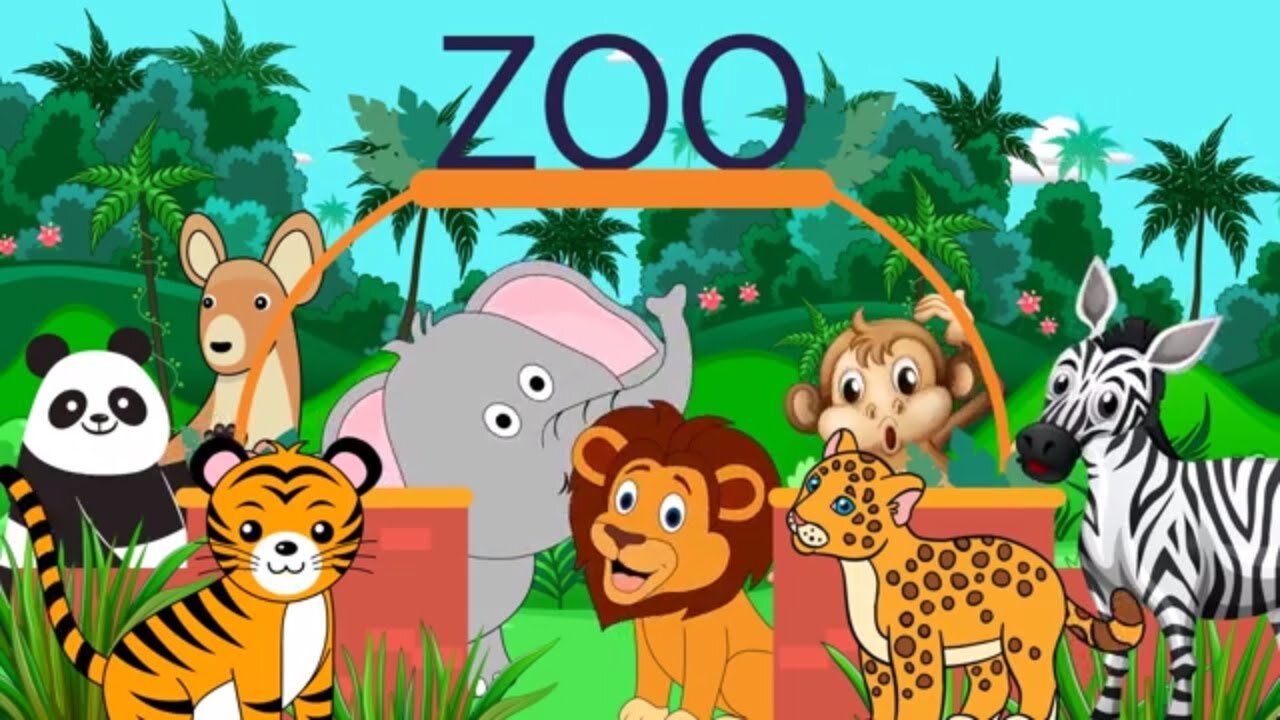 Let's Go To The Zoo | Animal Song for kids |