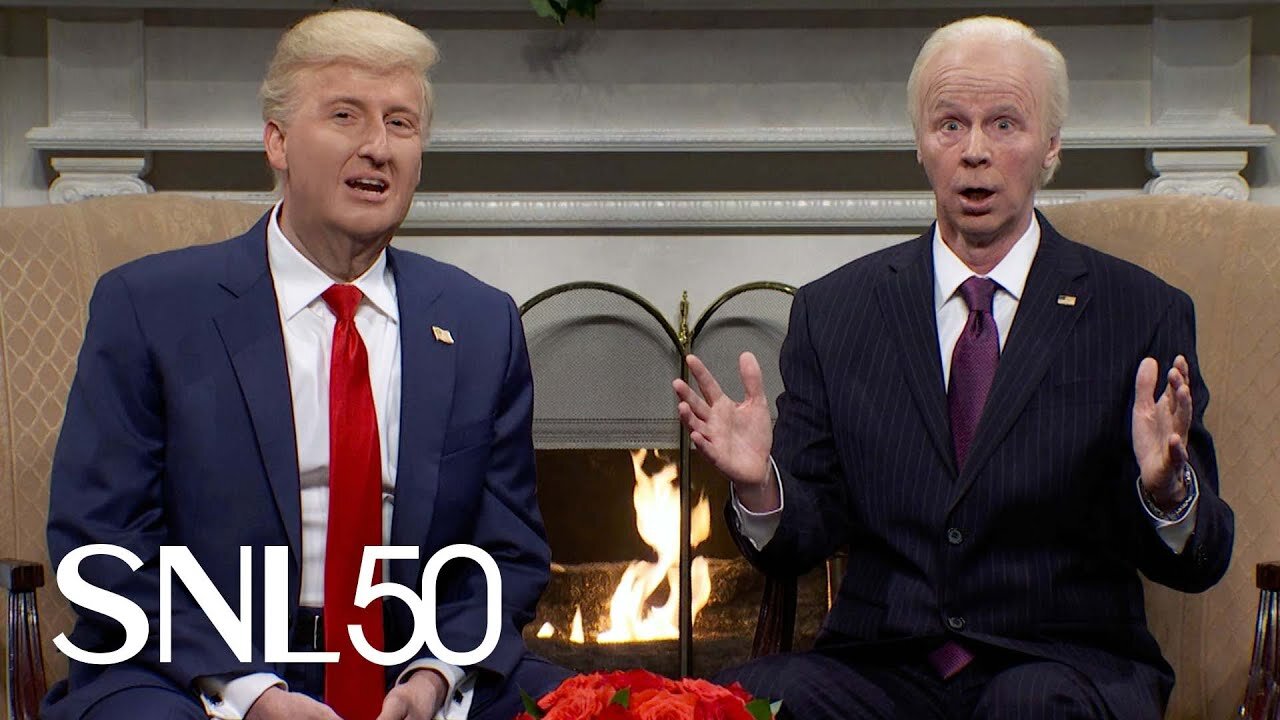 'SNL' Brings Home The Laughs With Skit Showing Trump, Biden Meet-Up At White House