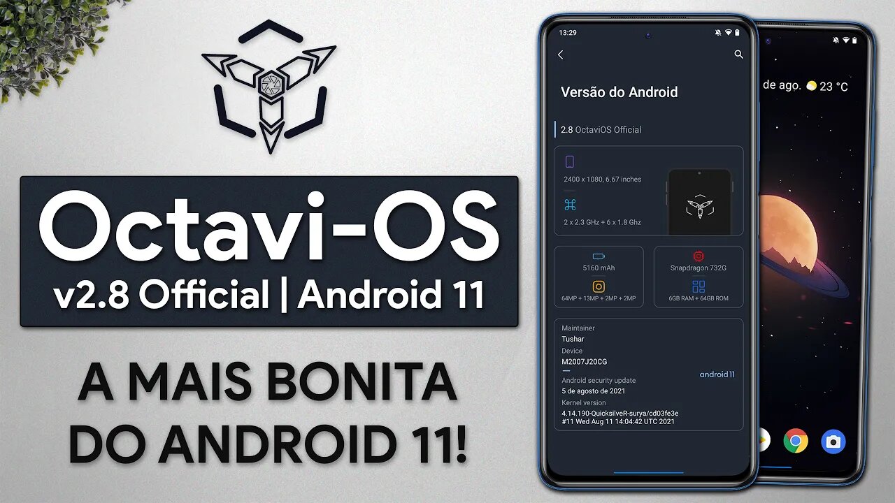 ROM Octavi-OS v2.8 | Android 11 | A MAIS BONITA DO ANDROID 11!