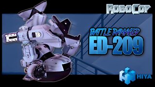 Hiya Toys Robocop Battle Damaged ED-209 Exquisite Mini @The Review Spot