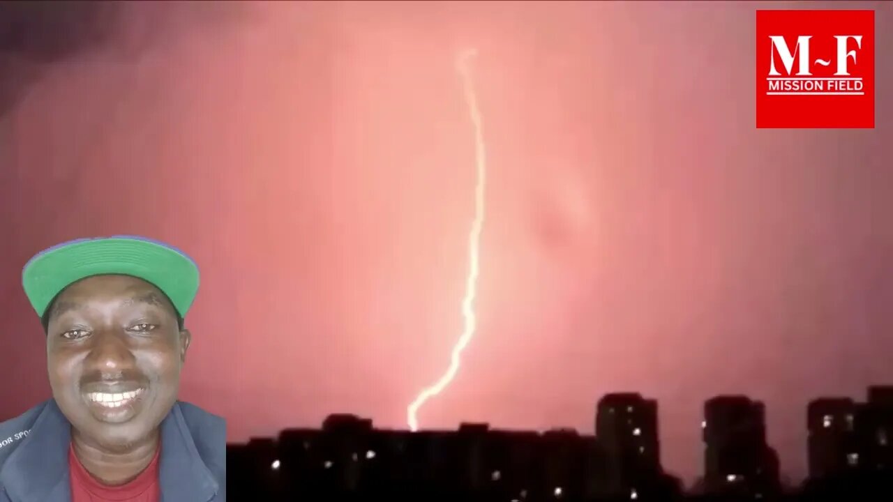 Don't watch if you're sick: Scary night in the Gaza Strip! Storm and lightning