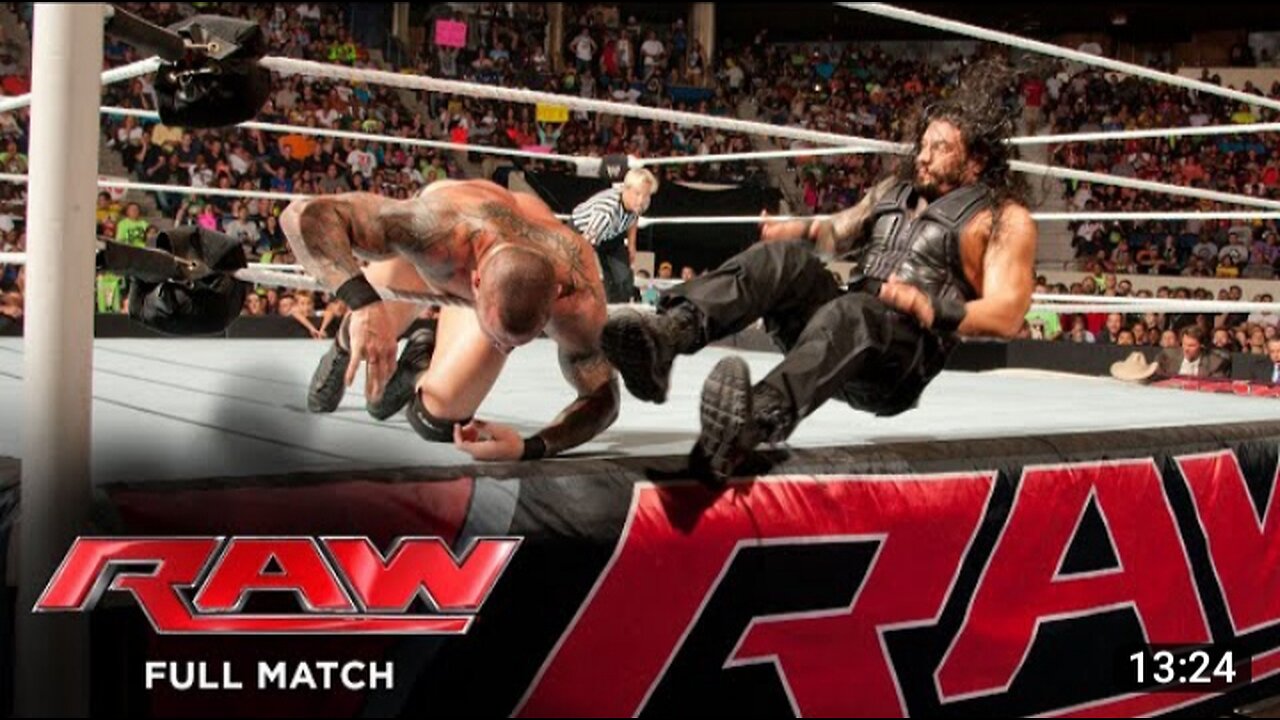 FULL MATCH - John Cena & Roman Reigns vs. Randy Orton, Seth Rollins & Kane: Raw