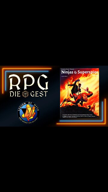Overview & Fundamentals of Ninjas & Superspies | #RPGDieGest #shorts