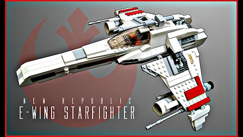 LEGO Star Wars The New Republic - E-Wing Starfighter MOC - Review (2016)