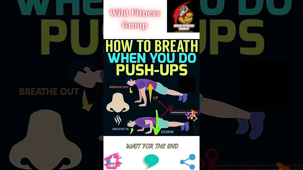 🔥How to breath while doing push ups🔥#shorts🔥#wildfitnessgroup🔥21 July 2022🔥