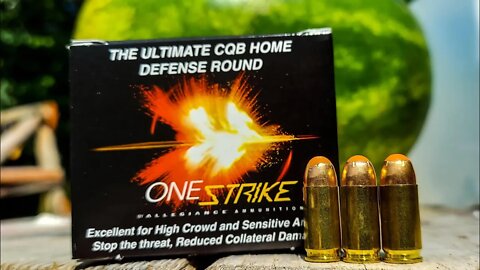 Ultimate Home Defense Round??? | Watermelon Test | Allegiance Ammunition OneStrike