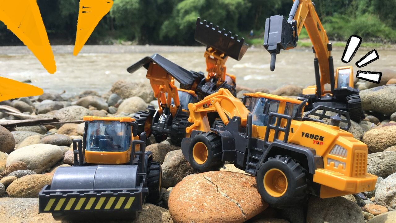 Heavy Construction Equipment, Excavators, Loaders, Bulldozers, Vibratory Rollers, Dump Trucks