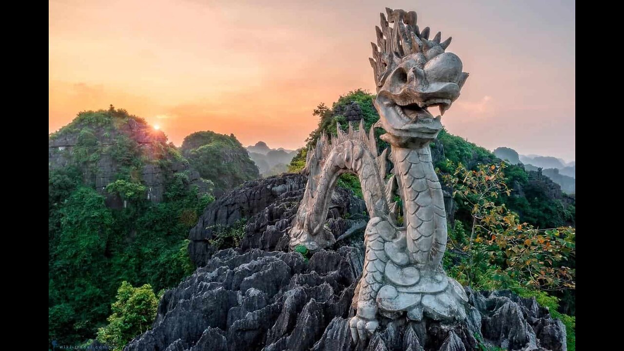 Nui Ngoa Long Lying Dragon Mountain Ninh Binh, Vietnam 2024