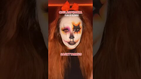 #shorts zodiac sign as phobia #shorts #phobia #zodiacsigns #coulrophobia #fearofthedark #sagittarius