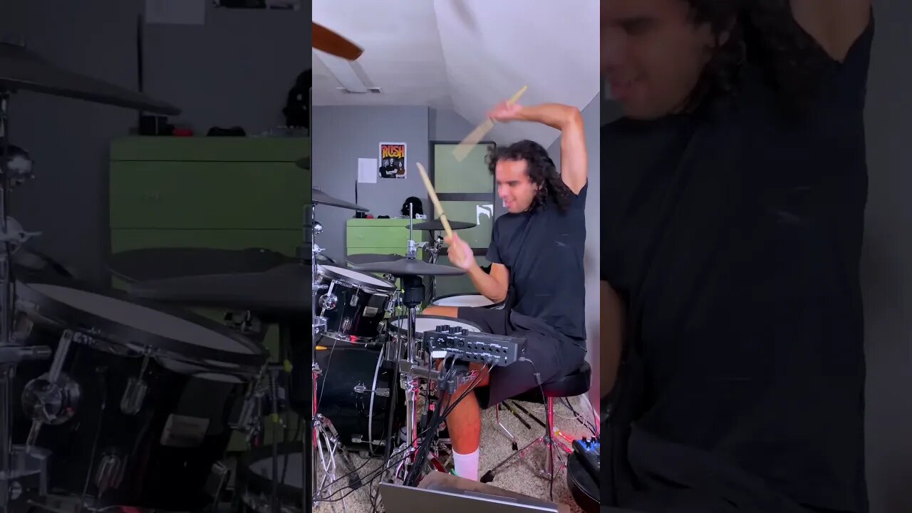 Skid Row - Youth Gone Wild - Drum Cover #shorts #drums