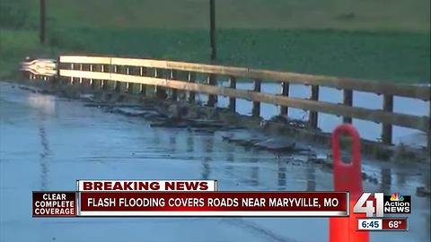 Flooding closes roads across northern Missouri