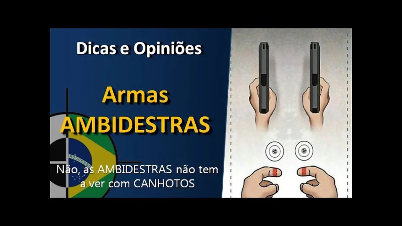 Equipamentos AMBIDESTROS - que não tem nada a ver com os canhotos.