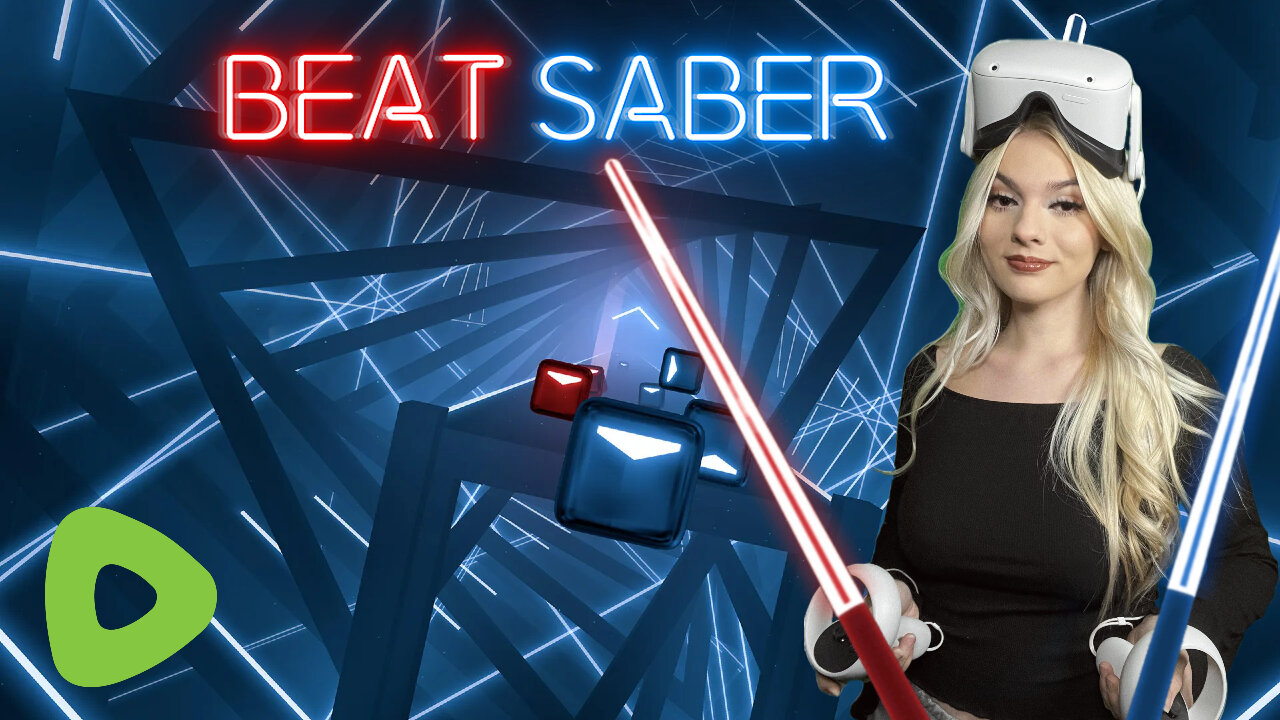 BEATING UP BLOCKS B4 RUMBLEFIGHTCLUB 💚✨ BeatSaber