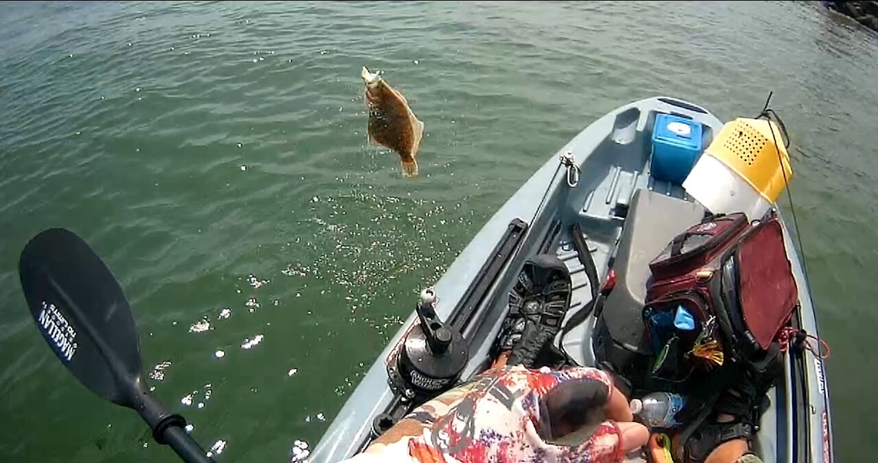 Johnny bass 100 out in Rudee Inlet VA