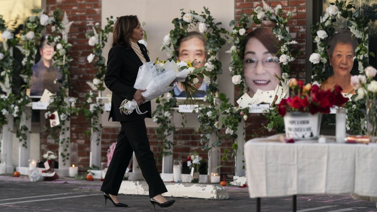 Monterey Park memorial visitors honor victims, call for gun reform