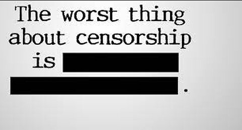 Censorship, Is the key. FREE SPEECH!!! Free speech must stand.