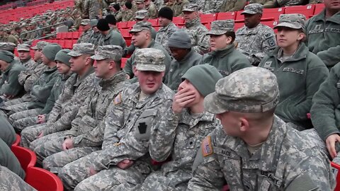 Pennsylvania Guard members swear in at the 58th Presidential Inauguration