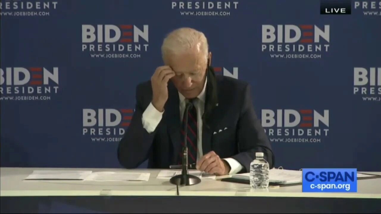 "I Don't Know": Biden Gets Lost Reading His Own Notes