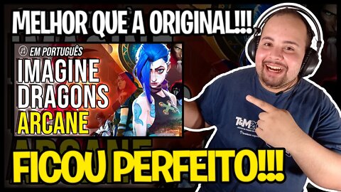 REACT 🎤 Abertura de ARCANE em PORTUGUÊS | IMAGINE DRAGONS - "Enemy"