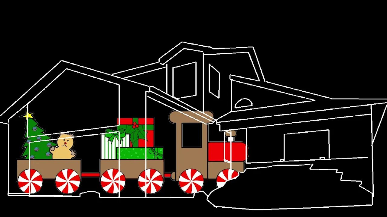 Believe In Holiday Magic Part 1 Christmas House Projection Mapping Video Sample