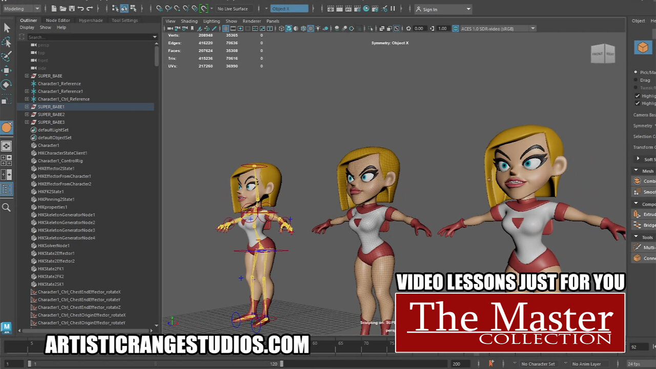 Artistic Range Studios ☄️ | Game Development | Skinning & Rigging - TRAILER -01🖥️
